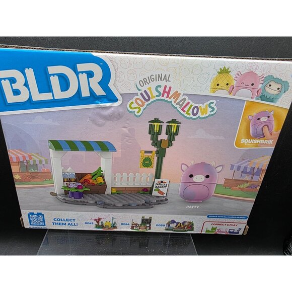 Squishmallows BLDR Original Pattys Farmers Market Building Set - 136 Pieces - Picture 2 of 7